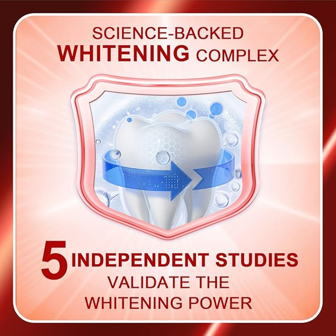 SP 6 Whitening Toothpaste with Probiotics - Supports Oral Health, Fights Plaque & Brightens Smile