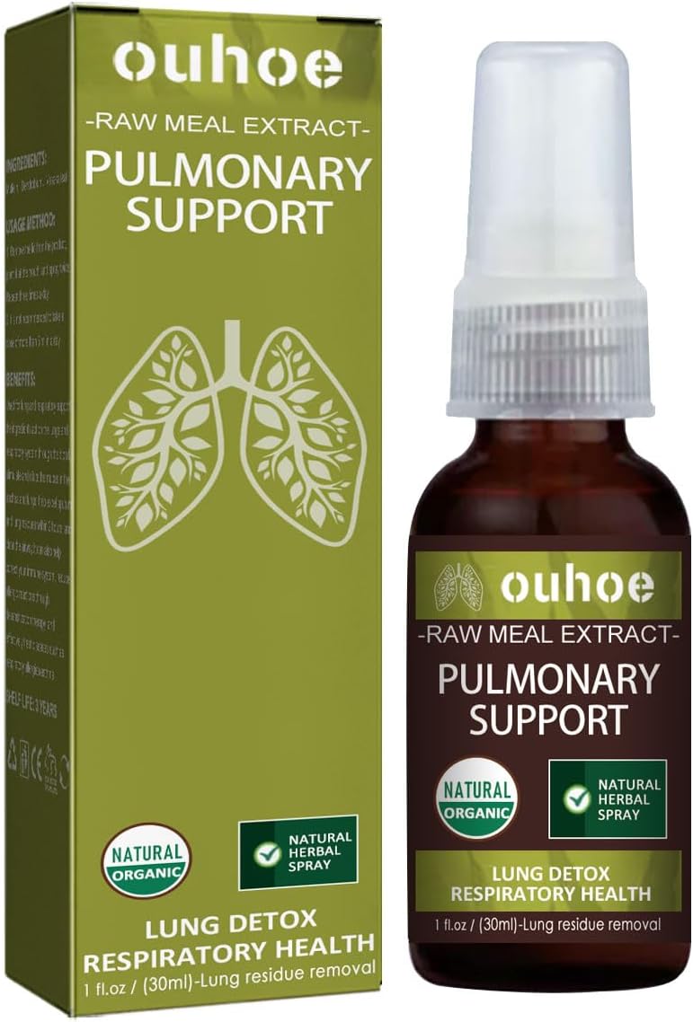 Fresh Breath Oral Spray,Raw Meal Extract Pulmonary Support Spray,1 fl oz/30ml