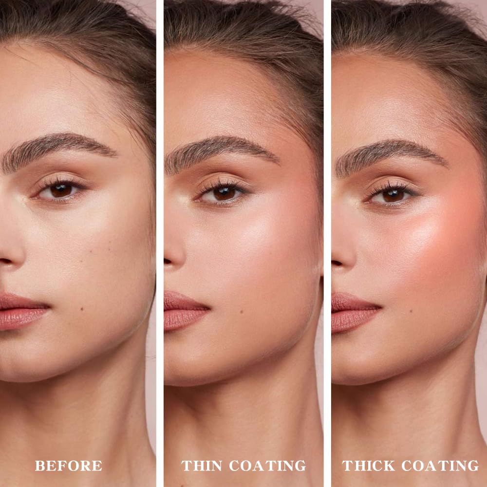 Matte Blush Powder for Cheeks, Cruelty Free Makeup – Long Lasting Natural Face Blusher Makeup, Lightweight Blendable Cheek Color Palette for Women All Skin Tones - #06 Nude Brown