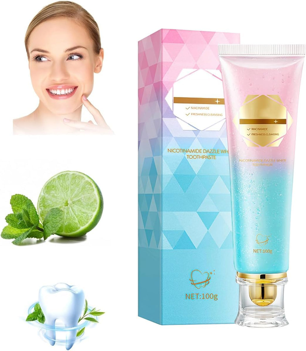 Niacinamide Whitening Toothpaste Acssart Radiant White Toothpaste,Niacinamide Intensive Whitening Toothpastes,Nicotinamide Radiant Whiten Toothpastes (1)