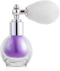 Purple Glitter Spray for Face and Body, Rich Color Loose Shimmer Powder Long Lasting Sparkly Spray High Gloss Makeup for Women Rave Festival Prom Stage Wedding Party, #11