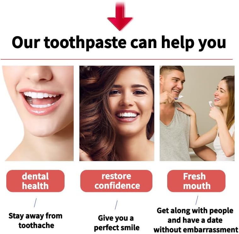 2 Pcs SP-8 Probiotic Whitening Toothpaste, Triple Whitening Care Deep Cleaning Fresh Breath.