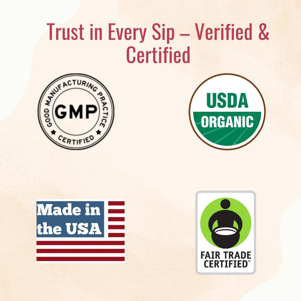 Organic Berberine Tea – Herbal Tea Promotes Health with Ceylon Cinnamon, Mint & Chamomile – 30 Tea Bags