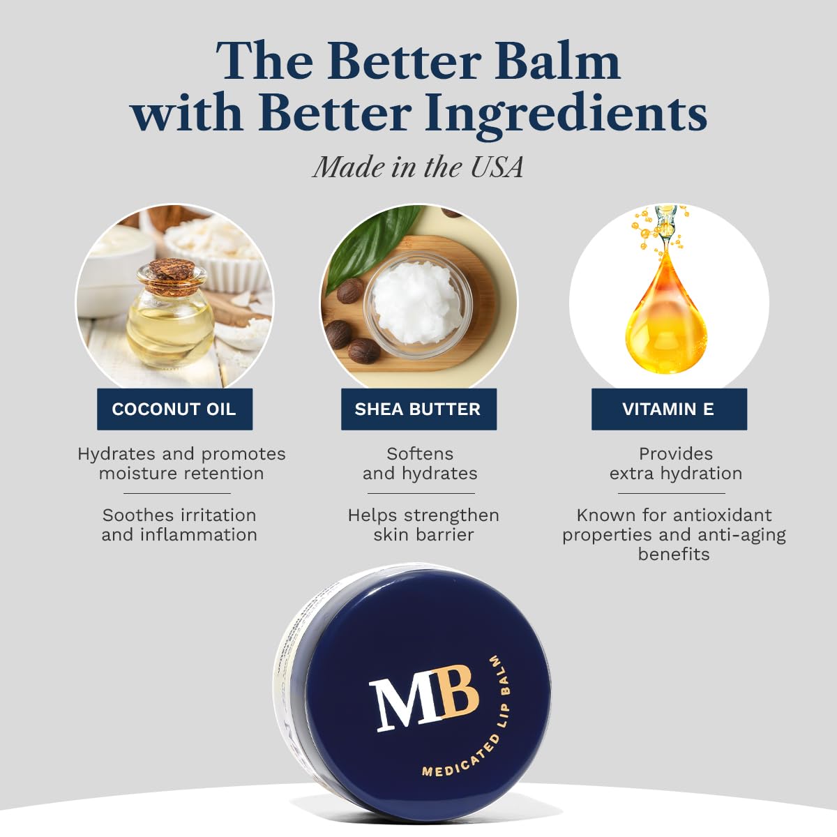 1% Hydrocortisone Lip Balm – Petrolatum-Free Relief for Chapped, Dry, or Irritated Lips due to Accutane, Isotretinoin associated Cheilitis, Weather Damage, and more - Unflavored