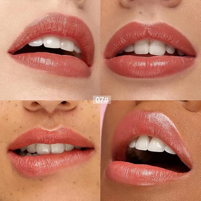 Lip Stain Hydrating High Shine – Lightweight Non-Sticky Glossy Lip Tint, Mirror Shine Moisturizing Lip Makeup for Plump & Full Lips, Long-Lasting Rich Color Lip Glaze, Soft Smooth Lip Gloss 07#