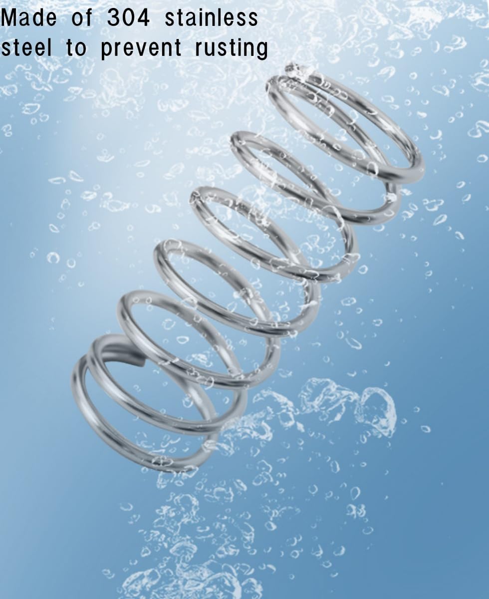 Toothbrush Holders Spring Shape Stainless Steel Pen Holder Bathroom Tabletop Makeup Brush Organizer Toothbrush Stand