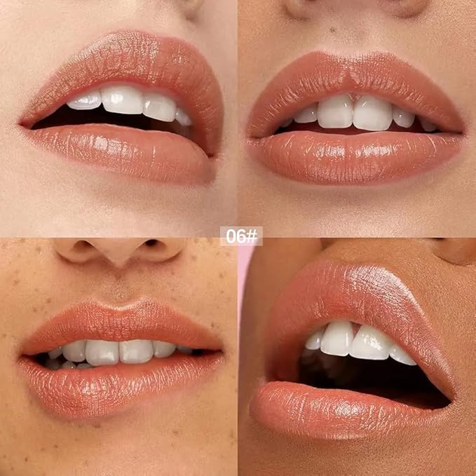 Lip Stain Hydrating High Shine – Lightweight Non-Sticky Glossy Lip Tint, Mirror Shine Moisturizing Lip Makeup for Plump & Full Lips, Long-Lasting Rich Color Lip Glaze, Soft Smooth Lip Gloss 06#