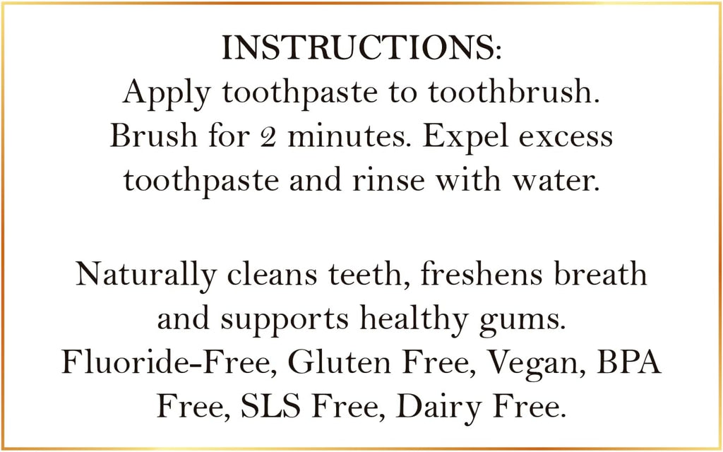 Fluoride Free Brightening Natural Toothpaste Mint Adult 5.3 oz (150g) by Cocó March