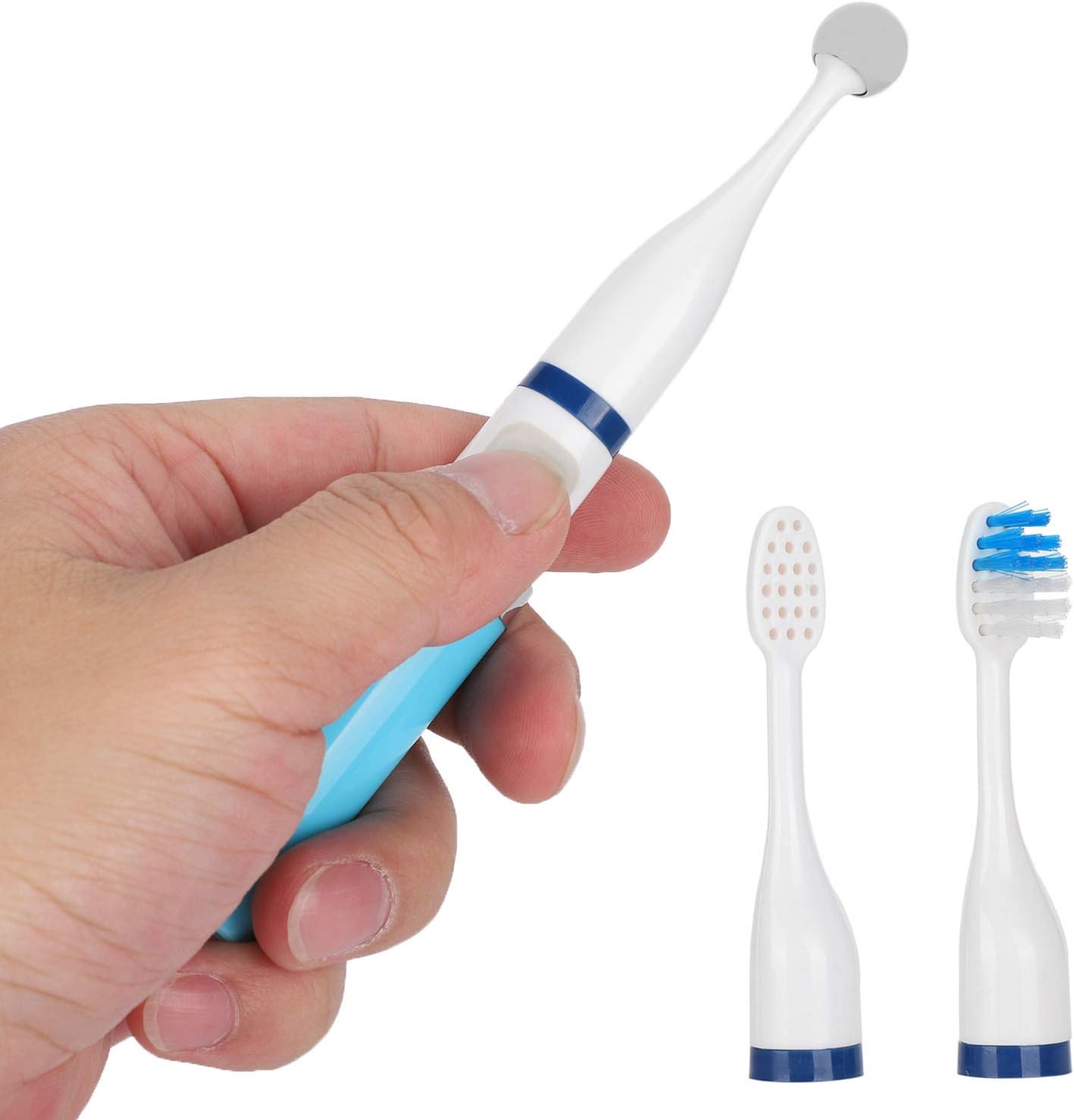 Electric Tongue Muscle Training Device, Oral Massage Stimulation Stick, Speech Swallowing Aid Training with Toothbrush Head, Tongue Mouth Muscle Training Tools