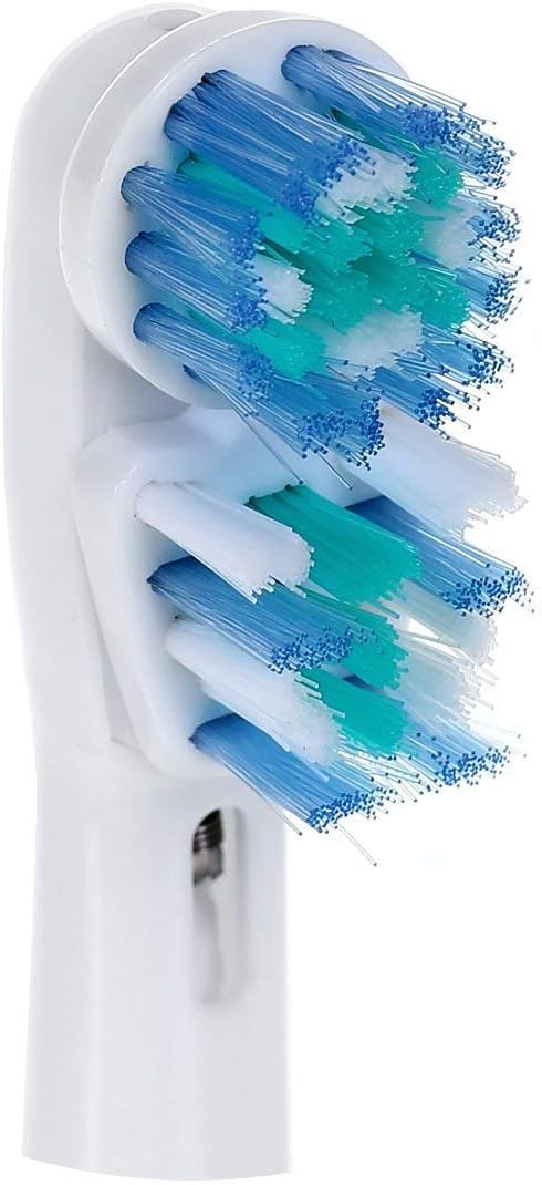 Replacement Brush Heads Compatible with Oral B- Double Clean Design, Double Clean Brush Heads, Compatible with Braun Oral-B Dual Clean Electric Toothbrush - Pack of 4