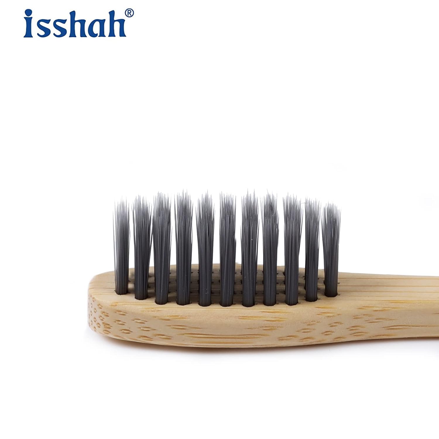 Biodegradable Eco-Friendly Natural Bamboo Charcoal Toothbrushes, FSC Certified and PETA Approved - 12 Count