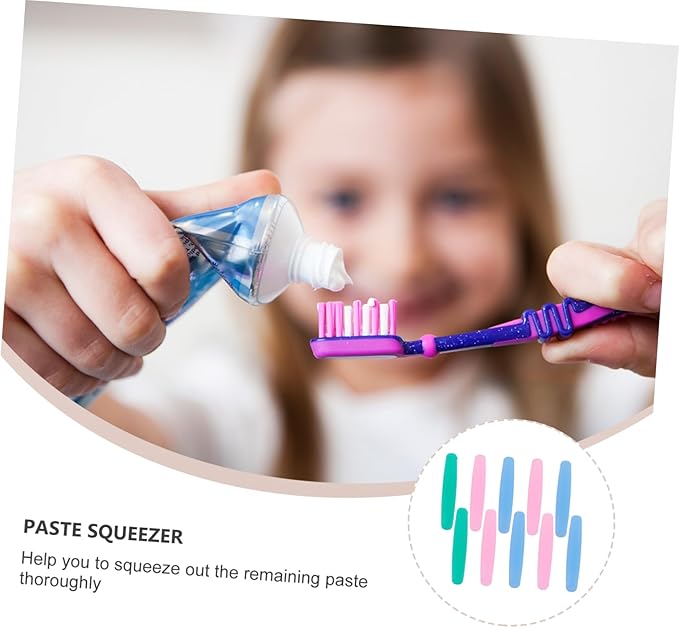 20pcs Toothpaste Squeezer Toothpaste Extruder for Easy Squeeze Made of for Creams Cleansers Random Colors