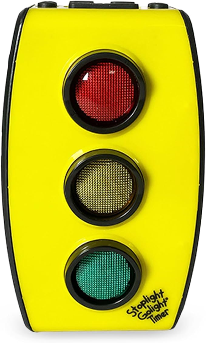 Timer - Red Yellow Green Traffic Light Timer for Kids, Bedtime Stoplight Alarm for Classroom, Sleep & Potty Training for Toddlers, Teeth Brushing, Shower Time, Travel Friendly
