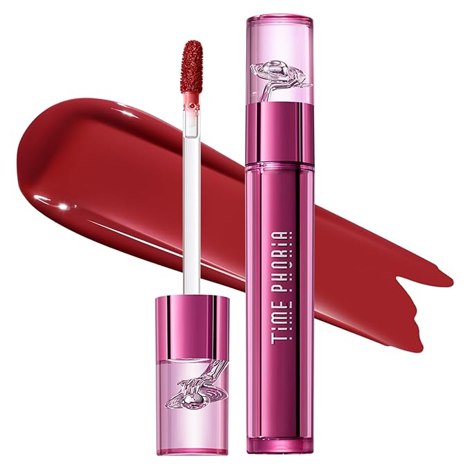 ALTERA BLURRING LIP TINT - Shine Lip Gloss to Soft Blurry Lip Matte Finish, Long-Lasting Lip Stain, Smooth and Blur lip lines, Watery-Velvet Feel, Hydrating & Non-Sticky (002 BURST)