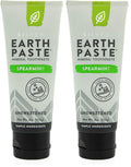Redmond Earthpaste with Silver - Natural Non-Fluoride Toothpaste, 4 Ounce Tube (Unsweetened Spearmint) (Pack of 2)