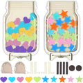 2 Pack Reward Jar for Kids Star and Heart Reward Jar Magnetic Reward Jar for Classroom Toddlers Potty Training Reward Home Kids Incentive Good Home Training for Boys Girls,Star+Heart