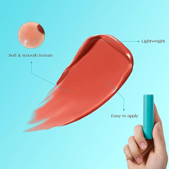 Charm Kiss 5pcs Lip Tint Hydrating Set, Moisturizing Lip Oil Balm, Waterproof Lip Gloss Non-Stick Cup Lip Tint Stain