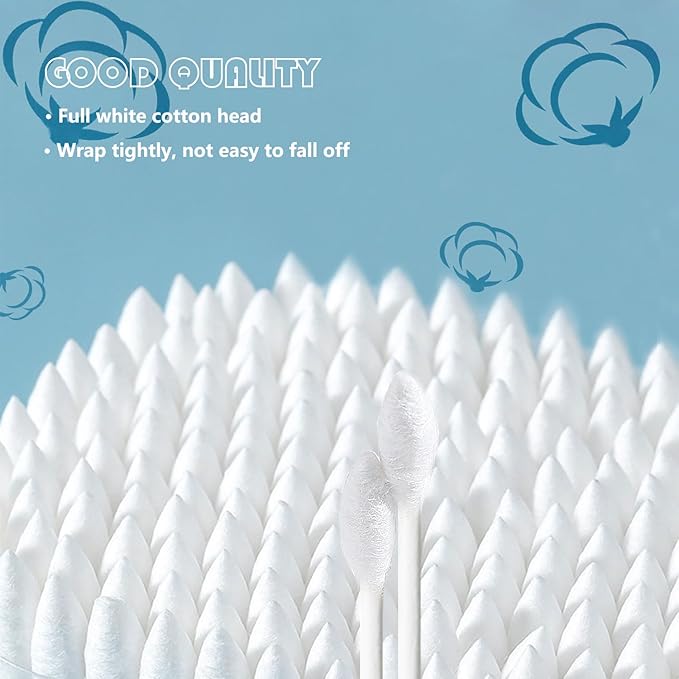 Precision Tip Cotton Swabs/Double Pointed Cotton Buds for Makeup 300pcs