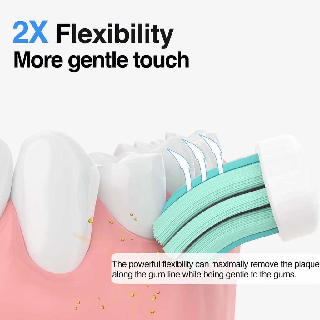 Replacement Toothbrush Heads for Philips Sonicare Replacement Heads,Electric Replacement Brush Head Compatible with Phillips Sonicare Electric Toothbrush C2,C1,4100,for Philips Sonic Care Brush,6 Pcs