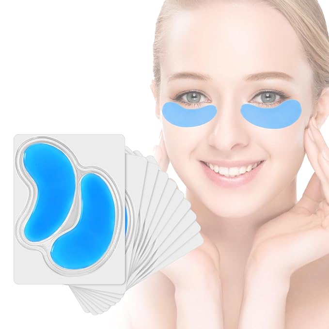 10 PCS Facial Wrinkle Patch, Forehead Moisturizing Patch for Smooth Smile Line, Frown Line & Crows Feet, Facial Pads for Under Eyes, Lips, Forehead