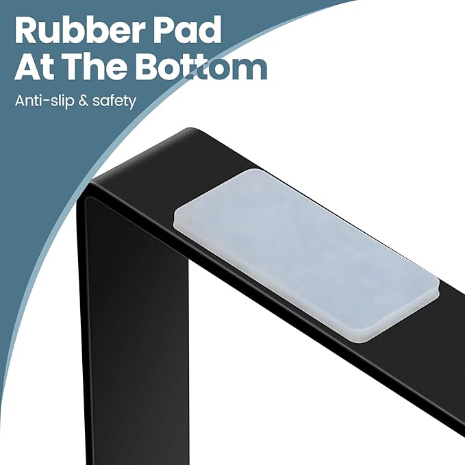 Bamboo Toilet Stool,Potty for Pooping,Portable Squatting Pan with Dual Anti Slip Design,Bathroom Stools,Poop Stool for Bathroom,Toilet Step,Toilet Stools for Pooping,Bamboo Articles(Black)