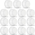 15PCS Door Stopper Wall Protector with Silicone Head, Aluminum Door Knob Wall Protector, Spring Shock Absorption Technology, 1.65" Door Stoppers for Wall, Adhesive Installation or with Screw, White