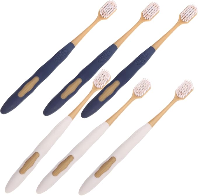 36Pcs Compact Wide Head Toothbrushes for Adults Soft High-Density Bristles Deep Clean Oral Care Ergonomic Travel Tooth Brushes Household