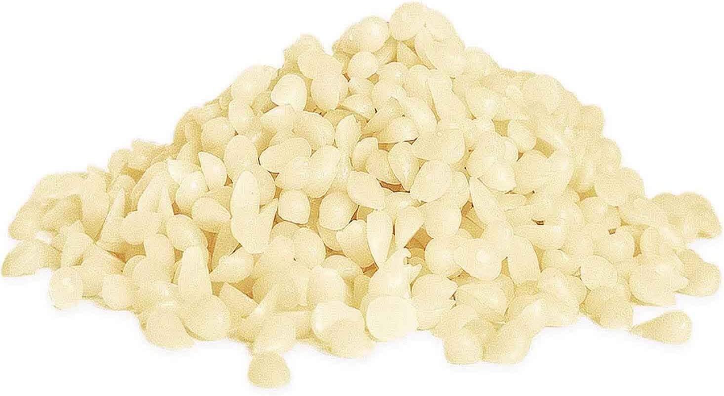 Natural White Beeswax Granules (10-Pound) | Unrefined Pure Material for DIY Projects | Candle Making, Skin Care, Lip Balm, Soap Base | Organic Beeswax Pellets