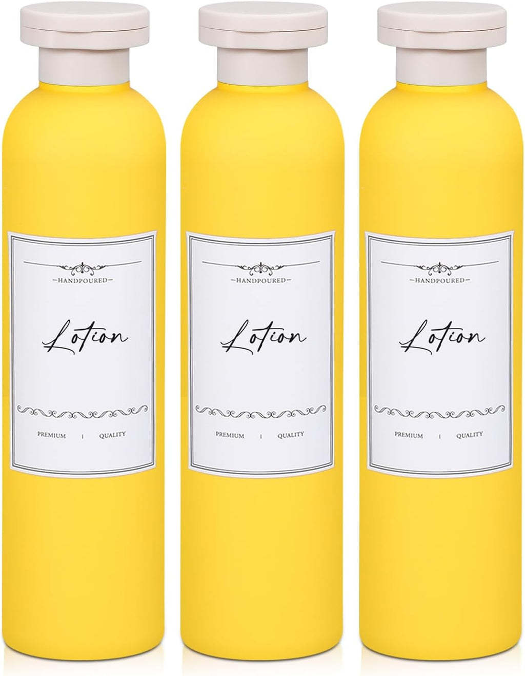 Travel Shampoo Bottle, Empty Plastic Squeeze Bottles 8.8oz with Flip Cap, Lotion Container for Toiletries Travel Size Shampoo and Conditioner