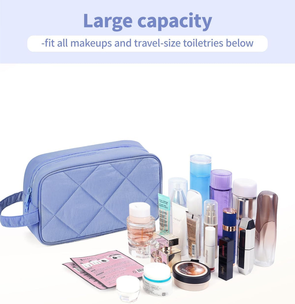 Narwey Travel Toiletry Bag for Women Traveling Dopp Kit Men Travel Bag for Toiletries Cosmetic Bag Makeup Bag Medicine Bag for Traveling
