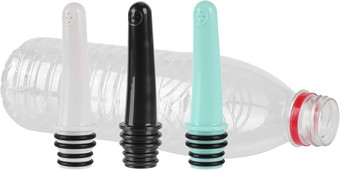 3 Pack Portable Travel Bidet, Toilet, Washing,Shattaf Bidet Water Sprayer, Compatible with Every Bottle (Long)