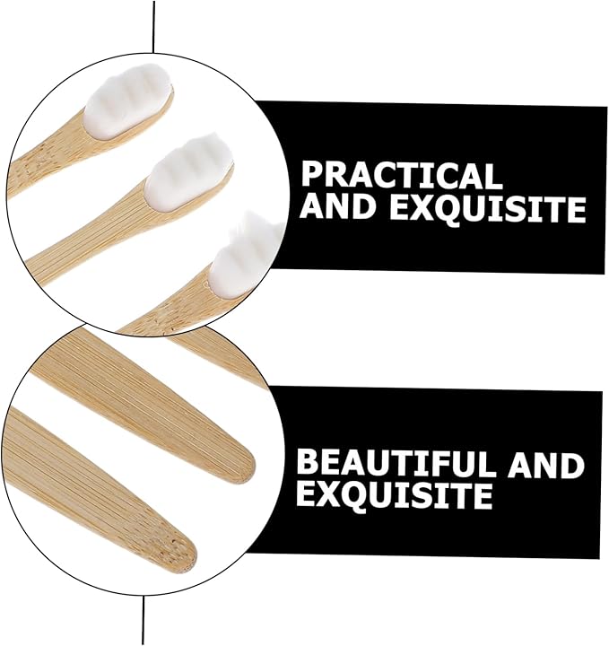 GANAZONO 5pcs Adult Toothbrushes Soft Bristles Gentle Sensitive Gums Lightweight Portable Minimalist Round-Head Design for Comfortable Daily Oral Care