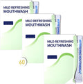 Travel Size Mouthwash,Mini Mouthwash Travel Size Bulk Portable Mouth Wash Set,Individual Small Travel Mouth Wash Packets for Fresh Breath(Pack of 60) A37