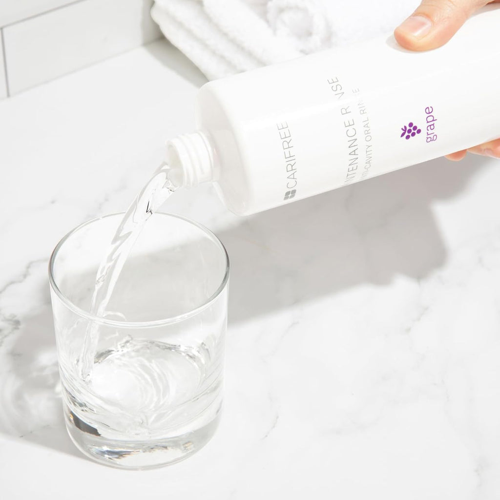 CariFree Maintenance Rinse, Variety Pack with 3 Flavors (Mint, Citrus, Grape), Fluoride & Xylitol Mouthwash, Dentist Recommended, Anti-Cavity Oral Care, Neutralizes pH, Dentist Developed