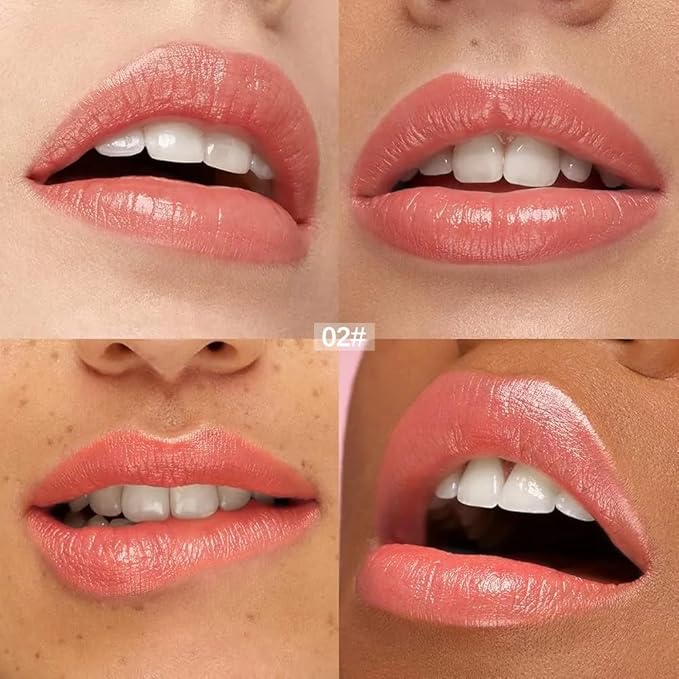 Lip Stain Hydrating High Shine – Lightweight Non-Sticky Glossy Lip Tint, Mirror Shine Moisturizing Lip Makeup for Plump & Full Lips, Long-Lasting Rich Color Lip Glaze, Soft Smooth Lip Gloss 02#