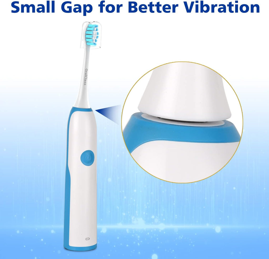 Replacement Toothbrush Heads for Philips Sonicare Click-on Handles, Medium Soft Electric Brush Heads Refills, 8 Pack