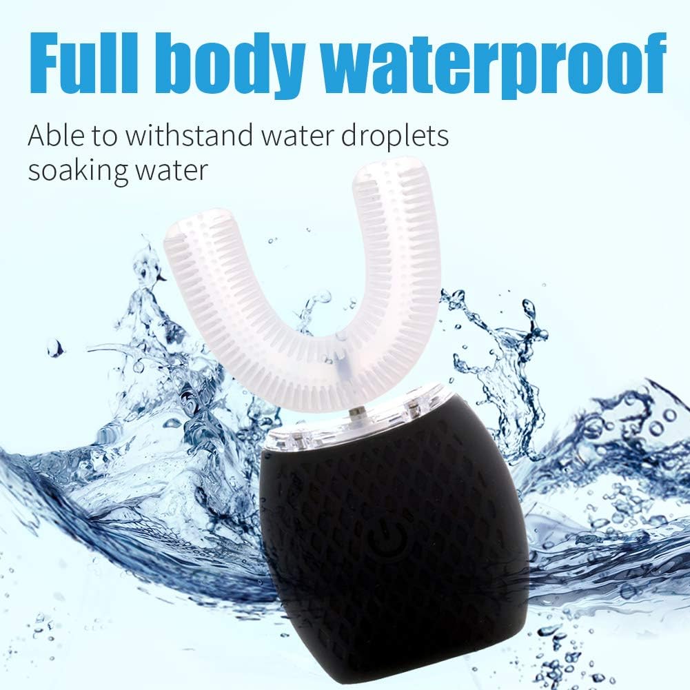 Ultrasonic Toothbrush for Adult Automatic Toothbrush 30'' Automatic Timer Wireless Charging Washable Travel Home Dual-use