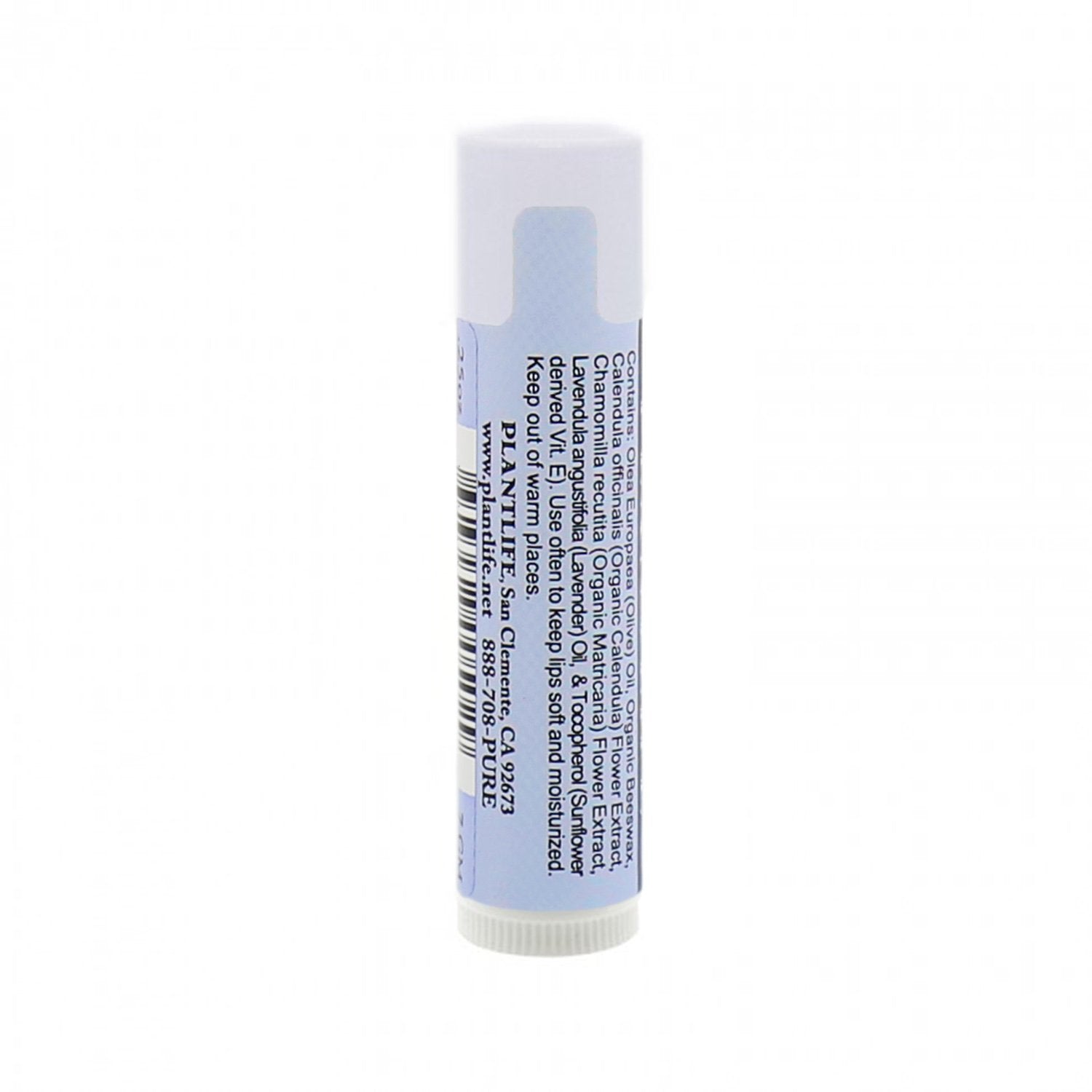 Plantlife Lavender Lip Balm - Organic Made with Beeswax, Calendula & Chamomile - Soothing Balm for Chapped Lips - Moisturize Lips & Works on Minor Cuts - Made in California