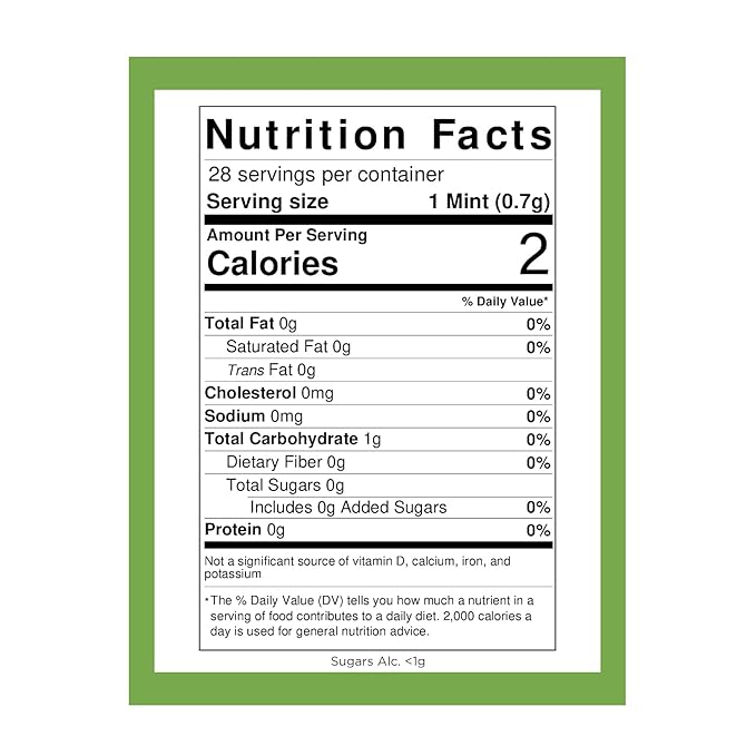 Velamints Fresh Spearmint Sugar Free Mints Tin - Fresh Breath Mint Aspartame-Free Sweetened with Stevia, 20 Gram (Pack of 6 Tins)