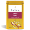 Tea Forte Citrus Mint Premium Loose Leaf Caffeine-Free Herbal Tea Blend Canister, Makes 35-50 Cups