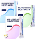 60PCS Travel Size Mouthwash,Portable Mini Mouthwash,Long-Lasting Freshness Travel Mouth Wash for Oral Care A47