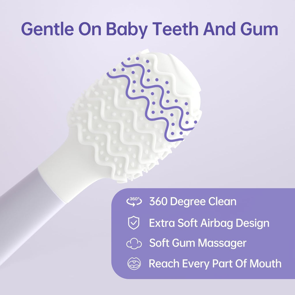Kids Tongue Scraper, Tongue Cleaner for Infant & Newborn, Baby Oral Cleaner Newborn, Toddler Toothbrush for Tooth Mouth Gum Clean, Infant Toothbrush Oral Cleaning Stick…