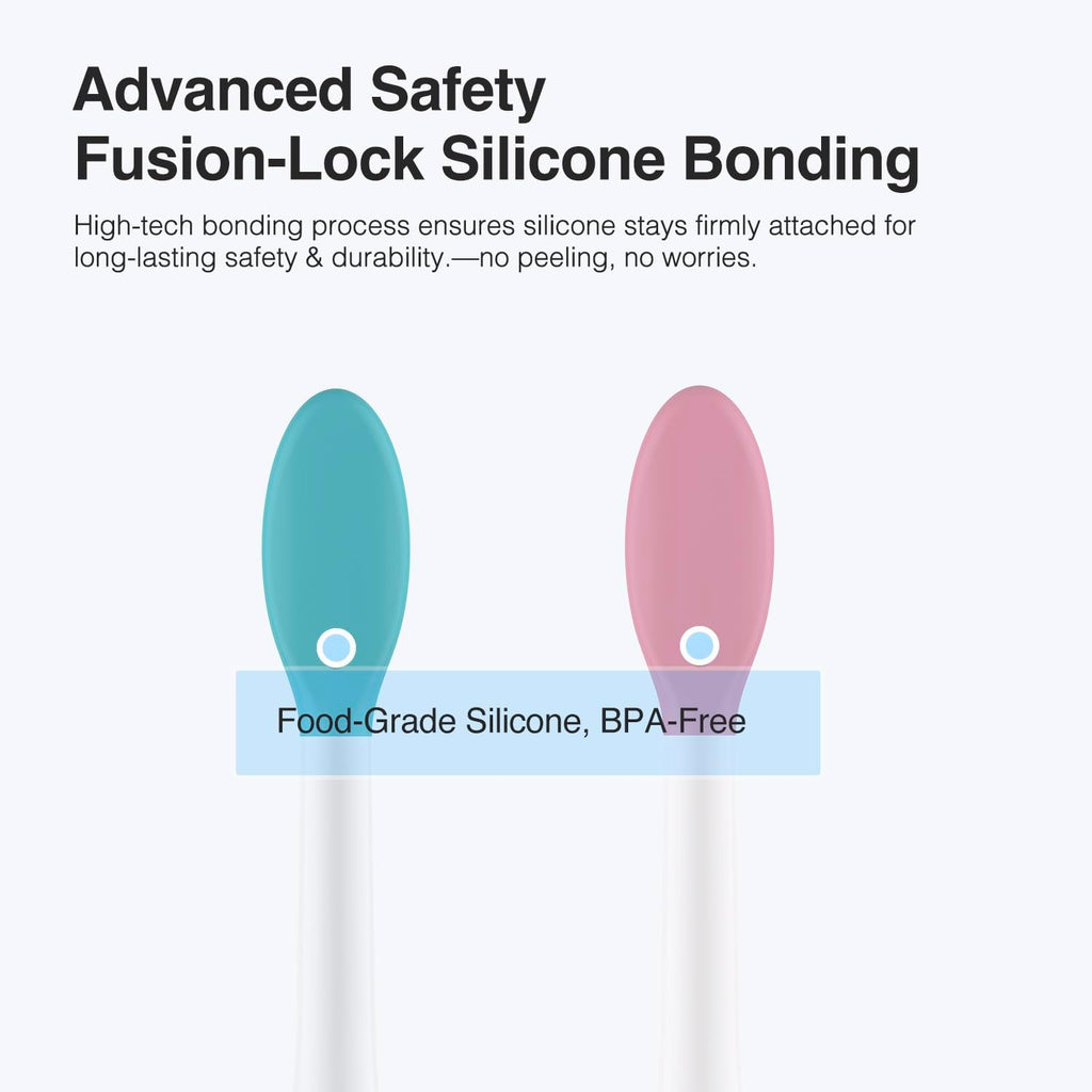 Kids Replacement Toothbrush Heads for Philips Sonicare Kids Replacement Heads, Soft Standard Brush Head for 7-12 Child,for Phillips Sonic Care Electric Small Brush HX6032/94,HX6320,4 Blue+4 Pink