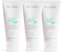 Nu Skin AP 24 Whitening Fluoride - Free Toothpaste | AP 24 Blend | Vanilla Mint Flavor | Brightens Teeth | Removes Surface Stains | Prevents Dental Cavities & Plaque | Enamel-Safe | 4 oz | 3 Pack