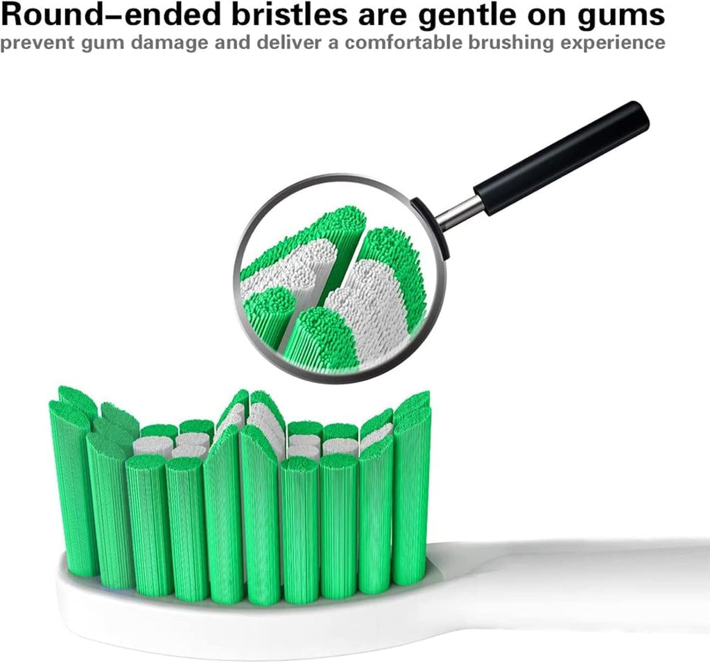 Aoremon Replacement Heads for Philips Sonicare e-Series HX7022/66-Replacement Brush Heads fit Sonicare Eseries Essence Xtreme Elite Advance and CleanCare Electric Toothbrush Model