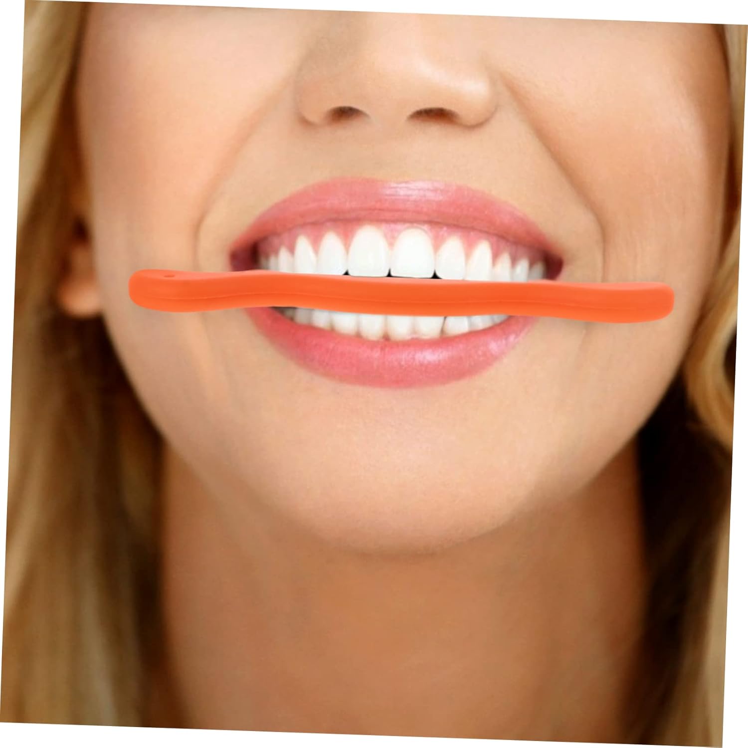 2pcs Smile Practice Tool Silicone for Oral Muscle Strengthening Lips Shaper and Mouth Exerciser and Compact Design for Speech and