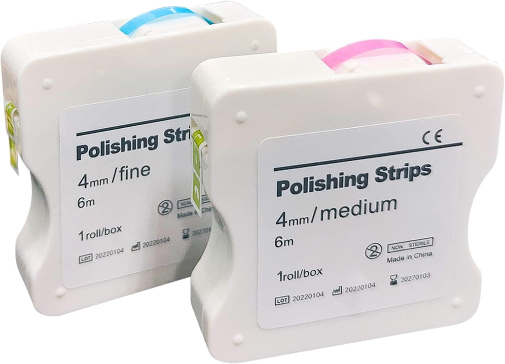 2Box Dental Polishing Strips, 4mm Tooth Interdental Resin Surface Sanding, Teeth Whitening Oral Care, Dental File for Teeth, Dentist Tools