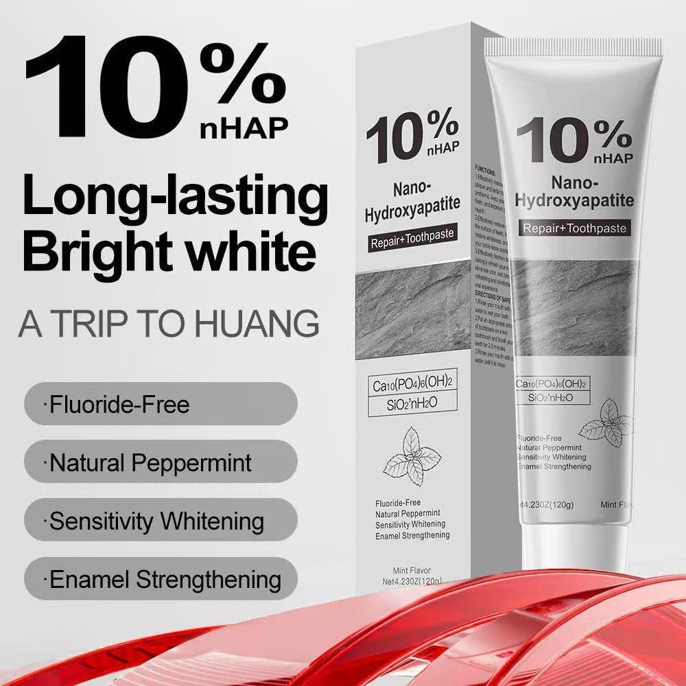 Hydroxyapatite Toothpaste SP-6 Probiotic Toothpaste Set for Enamel Protection and Tooth Strengthening Fresh Breath Gum Health Fluoride-Free whitening toothpasteToothpaste for Sensitive Teeth (1)