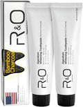 R&O Ageratum Whitening Toothpaste with Bamboo Charcoal, 3.53 oz - Removes Stubborn Stains, Great for Teeth Whitening, Reduces Plaque, Promotes Oral Health with Long - Lasting Fresh Breath (2 Tubes)