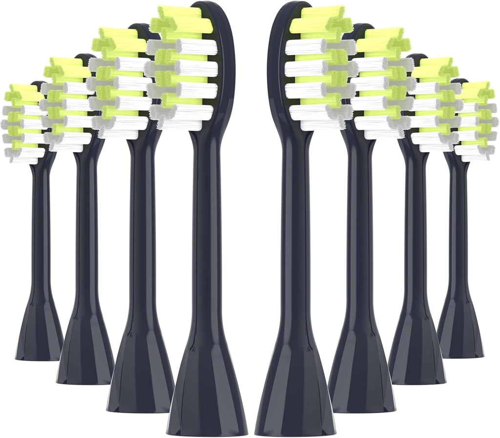 One Series Replacement Toothbrush Heads Pisonicleara Compatible with sonicare Philips One Series BH1022/03 HY1100/02 HY1102 (8-pc) Battery Brush, Mango Snow White Travel Refill (one-Blue)